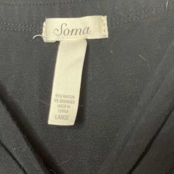 SOMA Black Maxi Dress - Size L - Picture 2 of 4